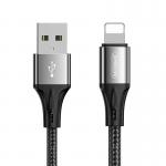 Cablu date USB la Lightning 3A pentru incarcare rapida si transfer date Joyroom S-0230N1, 480 Mbps, 0.2m, Negru 2 - lerato.ro