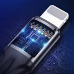 Cablu date USB la Lightning 3A pentru incarcare rapida si transfer date Joyroom S-0230N1, 480 Mbps, 0.2m, Negru 11 - lerato.ro