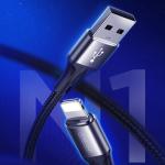Cablu date USB la Lightning 3A pentru incarcare rapida si transfer date Joyroom S-0230N1, 480 Mbps, 0.2m, Negru 15 - lerato.ro