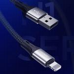 Cablu date USB la Lightning 3A pentru incarcare rapida si transfer date Joyroom S-0230N1, 480 Mbps, 0.2m, Negru 8 - lerato.ro