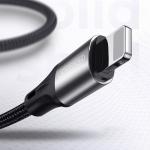 Cablu date USB la Lightning 3A pentru incarcare rapida si transfer date Joyroom S-0230N1, 480 Mbps, 0.2m, Negru 10 - lerato.ro
