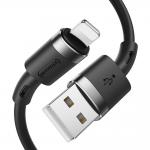 Cablu pentru incarcare si transfer de date Joyroom S-1224N2, USB/Lightning, 2.4A, 1.2m, Negru