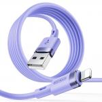 Cablu pentru incarcare si transfer de date Joyroom S-1224N2, USB/Lightning, 2.4A, 1.2m, Mov 7 - lerato.ro