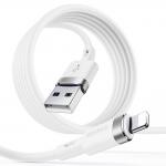 Cablu pentru incarcare si transfer de date Joyroom S-1224N2, USB/Lightning, 2.4A, 1.2m, Alb
