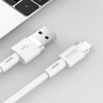 Cablu pentru incarcare si transfer de date Joyroom S-1224N2, USB/Lightning, 2.4A, 1.2m, Alb