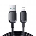 Cablu pentru incarcare si transfer de date Joyroom S-AL012A14, USB/Lightning, 2.4A, 1.2m, Negru 2 - lerato.ro