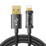 Cablu pentru incarcare si transfer de date Joyroom S-UL012A12, USB/Lightning, 2.4A, 20W, 1.2m, Negru 2 - lerato.ro