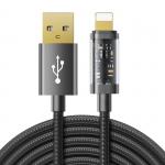 Cablu pentru incarcare si transfer de date Joyroom S-UL012A20, USB/Lightning, 2.4A, 20W, 2m, Negru 2 - lerato.ro