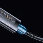 Cablu pentru incarcare si transfer de date Joyroom S-UL012A20, USB/Lightning, 2.4A, 20W, 2m, Negru