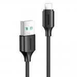 Cablu pentru incarcare si transfer de date Joyroom S-UL012A9, USB/Lightning, 2.4A, 25cm, Negru 2 - lerato.ro