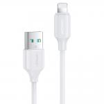 Cablu pentru incarcare si transfer de date Joyroom S-UL012A9, USB/Lightning, 2.4A, 25cm, Alb 2 - lerato.ro