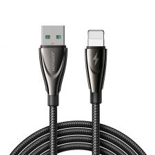 Cabluri de date si incarcare, Cablu pentru incarcare si transfer de date Joyroom SA31-AL3, USB/Lightning, 3A, 1.2m, Negru, lerato.ro