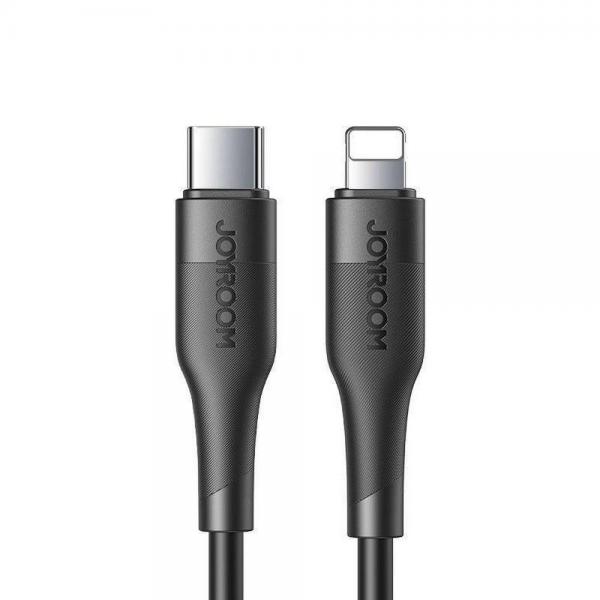 Cablu pentru incarcare si transfer de date Joyroom S-1224M3, USB Type-C/Lightning, PD 20W, 1.2m, Negru 1 - lerato.ro