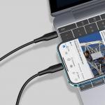 Cablu pentru incarcare si transfer de date Joyroom S-1224M3, USB Type-C/Lightning, PD 20W, 1.2m, Negru 10 - lerato.ro