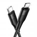 Cablu pentru incarcare si transfer de date Joyroom S-1224M3, USB Type-C/Lightning, PD 20W, 1.2m, Negru 9 - lerato.ro