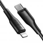 Cablu pentru incarcare si transfer de date Joyroom S-1224M3, USB Type-C/Lightning, PD 20W, 1.2m, Negru 3 - lerato.ro
