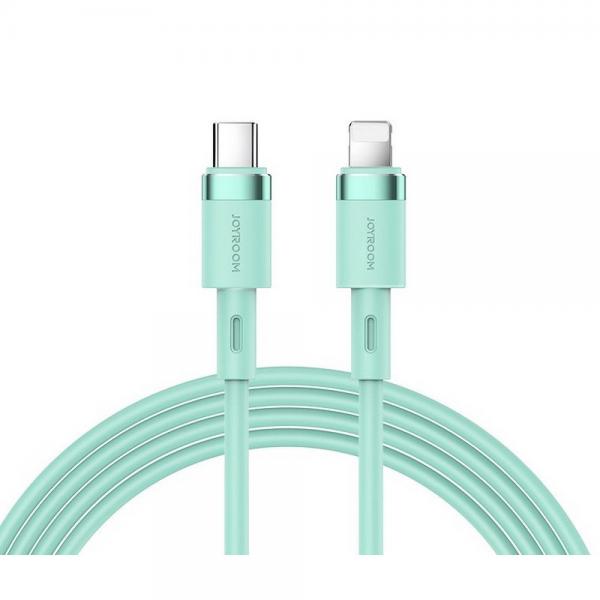 Cablu pentru incarcare si transfer de date Joyroom S-1224N9, USB Type-C/Lightning, PD 20W, 1.2m, Verde