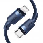 Cablu pentru incarcare si transfer de date Joyroom S-1224N9, USB Type-C/Lightning, PD 20W, 1.2m, Bleumarin 2 - lerato.ro