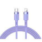 Cablu pentru incarcare si transfer de date Joyroom S-1224N9, USB Type-C/Lightning, PD 20W, 1.2m, Mov 2 - lerato.ro