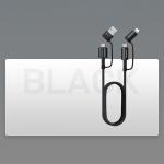 Cablu date multifunctional 4in1 Joyroom S-1230G3 incarcare rapida 60W, 3A, 480 Mbps, USB- C / USB la USB-C / Lithtning, 1.2 m, Negru 6 - lerato.ro
