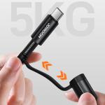 Cablu date multifunctional 4in1 Joyroom S-1230G3 incarcare rapida 60W, 3A, 480 Mbps, USB- C / USB la USB-C / Lithtning, 1.2 m, Verde 6 - lerato.ro