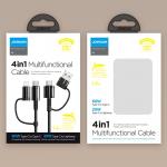 Cablu date multifunctional 4in1 Joyroom S-1230G3 incarcare rapida 60W, 3A, 480 Mbps, USB- C / USB la USB-C / Lithtning, 1.2 m, Verde 8 - lerato.ro