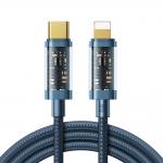 Cablu pentru incarcare si transfer de date Joyroom S-CL020A12, USB Type-C/Lightning, PD 20W, 1.2m, Albastru 2 - lerato.ro