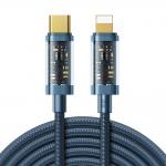 Cablu pentru incarcare si transfer de date Joyroom S-CL020A20, USB Type-C/Lightning, PD 20W, 2m, Albastru 2 - lerato.ro