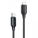 Cablu pentru incarcare si transfer de date Joyroom S-CL020A9, USB Type-C/Lightning, PD 20W, 25cm, Negru 2 - lerato.ro