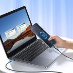 Cablu date USB la USB-C 6A pentru incarcare rapida si transfer date Joyroom S-1060M12, 1m, Negru 8 - lerato.ro