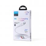 Cablu date USB la USB-C 6A pentru incarcare rapida si transfer date Joyroom S-1060M12, 1m, Alb 5 - lerato.ro