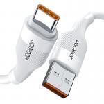 Cablu date USB la USB-C 6A pentru incarcare rapida si transfer date Joyroom S-1060M12, 1m, Alb 4 - lerato.ro
