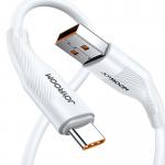 Cablu date USB la USB-C 6A pentru incarcare rapida si transfer date Joyroom S-1060M12, 1m, Alb 8 - lerato.ro