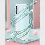 Cablu pentru incarcare si transfer de date Joyroom S-1224N2, USB/USB Type-C, 2.4A, 1.2m, Verde 3 - lerato.ro