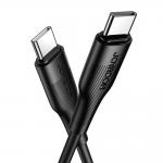 Cablu pentru incarcare si transfer de date Joyroom S-1230M3, 2x USB Type-C, PD 60W, 1.2m, Negru 5 - lerato.ro