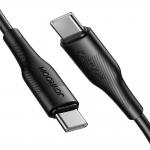 Cablu pentru incarcare si transfer de date Joyroom S-1230M3, 2x USB Type-C, PD 60W, 1.2m, Negru 4 - lerato.ro
