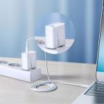 Cablu pentru incarcare si transfer de date Joyroom S-1230M3, 2x USB Type-C, PD 60W, 1.2m, Alb 10 - lerato.ro