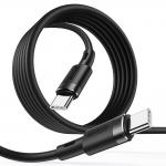 Cablu pentru incarcare si transfer de date Joyroom S-1230N9, 2x USB Type-C, PD 60W, 1.2m, Negru