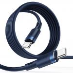 Cablu pentru incarcare si transfer de date Joyroom S-1230N9, 2x USB Type-C, PD 60W, 1.2m, Bleumarin