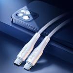 Cablu pentru incarcare si transfer de date Joyroom S-1830M3, 2x USB Type-C, PD 60W, 1.8m, Alb 7 - lerato.ro