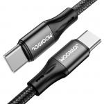 Cablu pentru incarcare si transfer de date Joyroom S-2030N1-60, USB-C la USB-C, PD 60W, 480Mbps, 2m, Negru 4 - lerato.ro