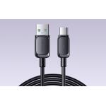 Cablu pentru incarcare si transfer de date Joyroom S-AC027A14, USB/USB-C, 3A, 1.2m, Negru 3 - lerato.ro