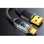 Cablu pentru incarcare si transfer de date Joyroom S-AC066A4, USB la USB-C 66W, 480Mbps, 1.2 m, Negru 5 - lerato.ro