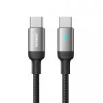 Cablu pentru incarcare si transfer de date Joyroom S-CC100A10, USB-C la USB-C, PD 100W, 480Mbps, 1.2m, Negru 6 - lerato.ro