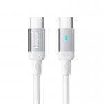 Cablu pentru incarcare si transfer de date Joyroom S-CC100A10, USB-C la USB-C, PD 100W, 480Mbps, 1.2m, Alb 3 - lerato.ro