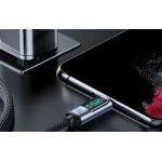 Cablu pentru incarcare si transfer de date Joyroom S-CC100A16, USB-C la USB-C, PD 100W, 480Mbps, cu afisaj LED, 1.2m, Negru 6 - lerato.ro