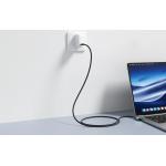 Cablu pentru incarcare si transfer de date Joyroom S-CC100A17 Breakable, USB-C la USB-C, PD 100W, 480Mbps, unghi incarcare 90 grade, 1.2m, Negru 6 - lerato.ro