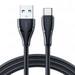 Cablu pentru incarcare si transfer de date Joyroom S-UC027A11, USB la USB-C, 3A, 480Mbps, 0.25m, Negru 2 - lerato.ro