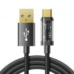 Cablu pentru incarcare si transfer de date Joyroom S-UC027A12, USB/USB Type-C, 3A, 1.2m, Negru 2 - lerato.ro