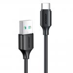 Cablu pentru incarcare si transfer de date Joyroom S-UC027A9, USB/USB Type-C, 3A, 25cm, Negru 2 - lerato.ro